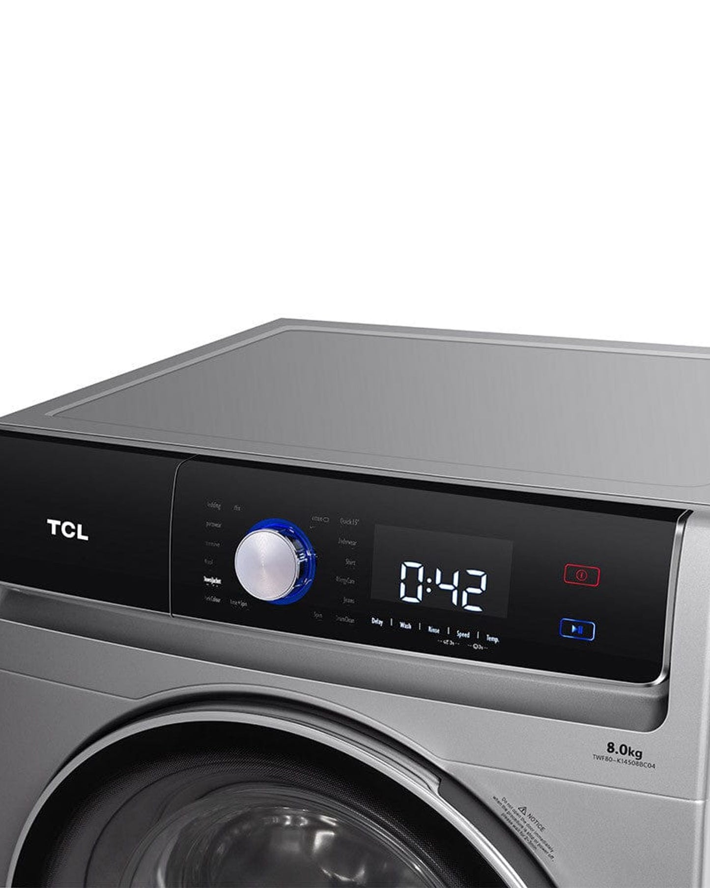 غسالة ملابس TCL تحميل أمامي سعة 8 كجم