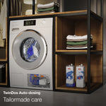 غسالة ومجفف ملابس ميلي ذو التحميل الأمامي 8 كجم/5 كجم