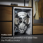 غسالة ومجفف ملابس ميلي ذو التحميل الأمامي 8 كجم/5 كجم