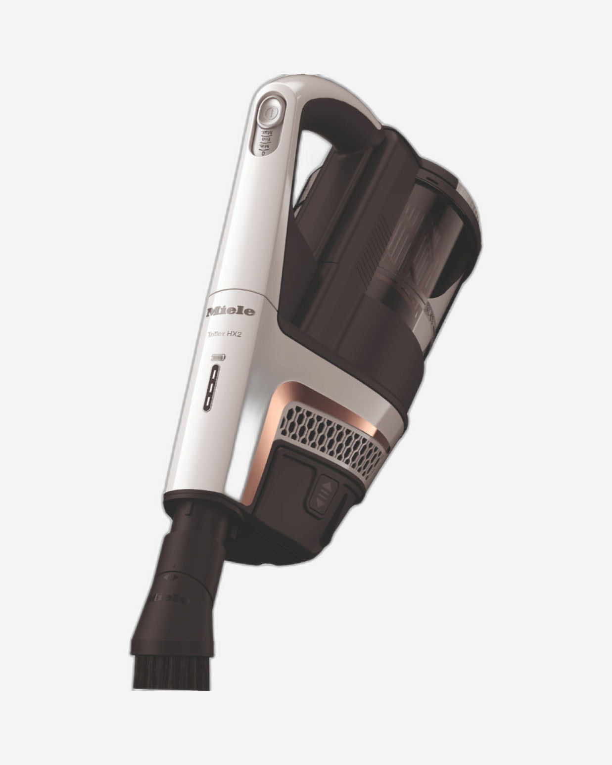 مكنسة كهربائية لاسلكية Miele Triflex HX2، وقت تشغيل 60 دقيقة، لون أبيض لوتس