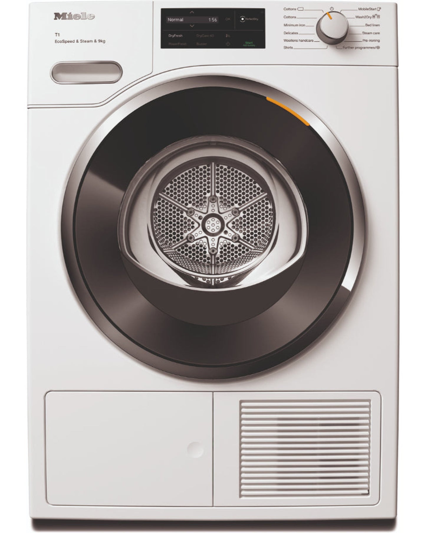 مجفف الملابس بمضخة حرارية من ميلي TWL 780 WP PerfectDry سعة 9 كجم