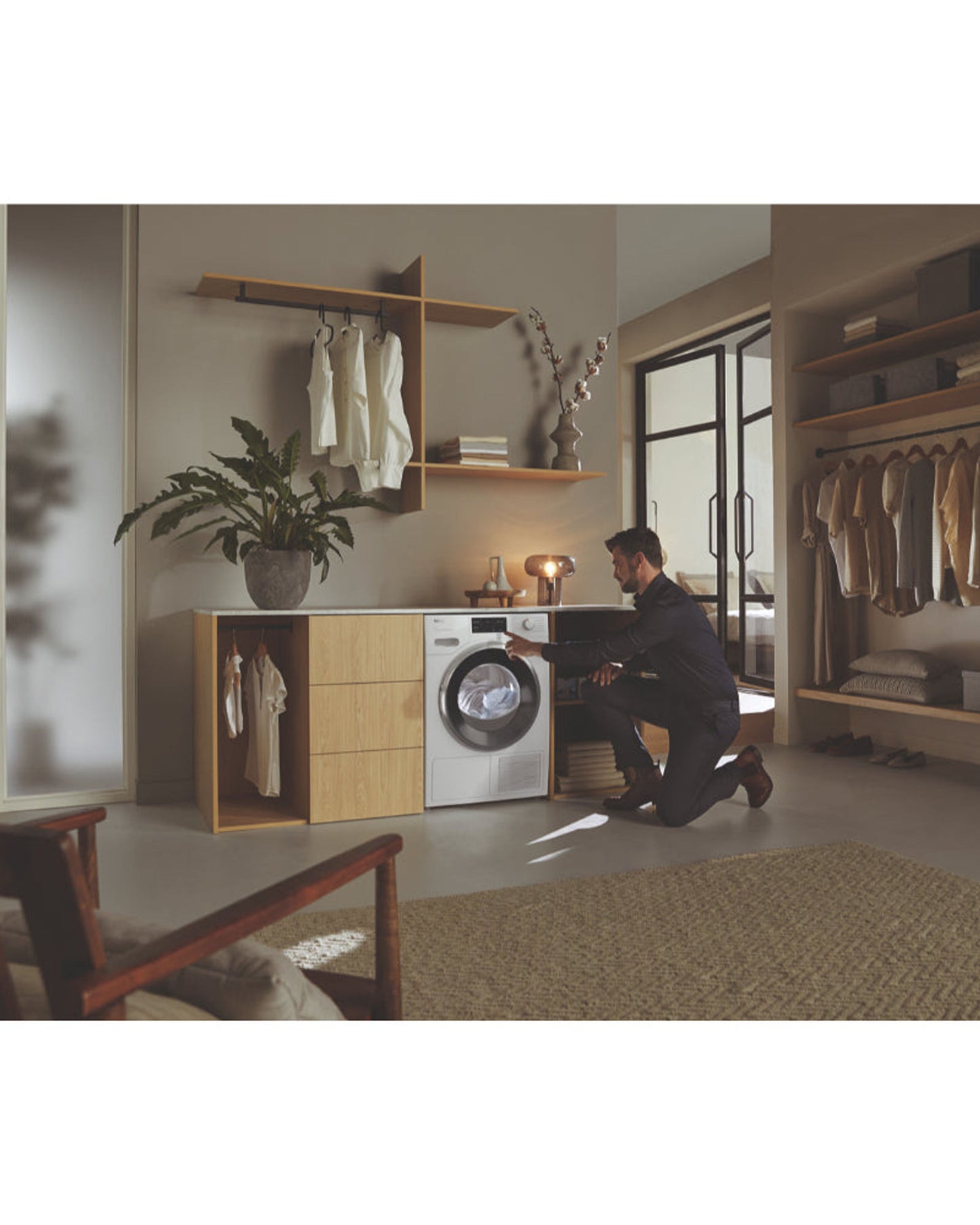مجفف الملابس بمضخة حرارية من ميلي TWL 780 WP PerfectDry سعة 9 كجم