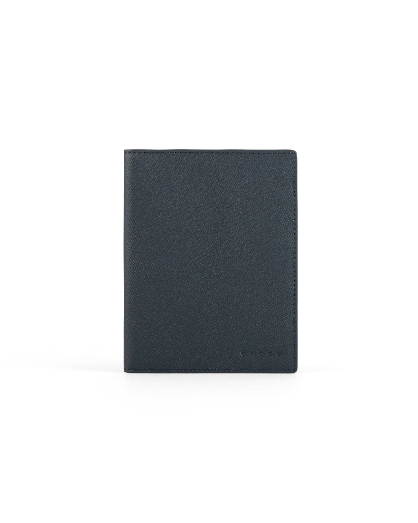 CROSS Saffiano Leather 4CC Passport Cover - Navy Blue