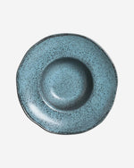 طبق عميق عضوي من الفخار الحجري مقاس 28×6.5 سم، سعة 450 مل، سماء ليلية، صنع في البرازيل