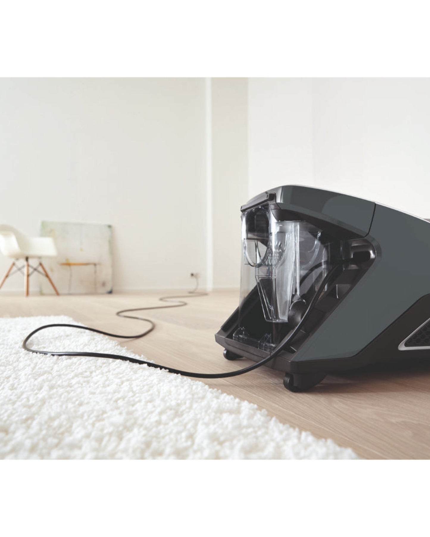 مكنسة كهربائية Miele Blizzard CX1 PowerLine بدون كيس، لون رمادي جرافيت