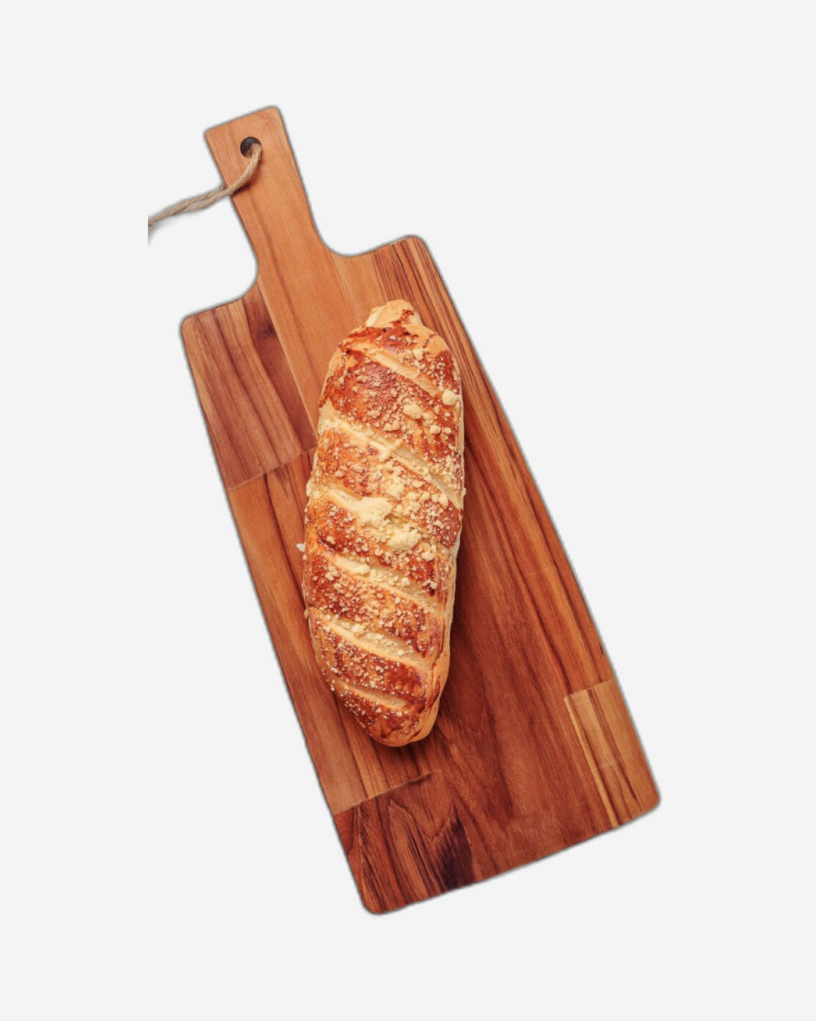 لوح خبز ترامونتينا من خشب الساج FSC بمقبض 48 × 19