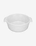 طبق خبز دائري من فيسمان، 3 قطع، 12×4.5 سم/220 مل، بورسلين