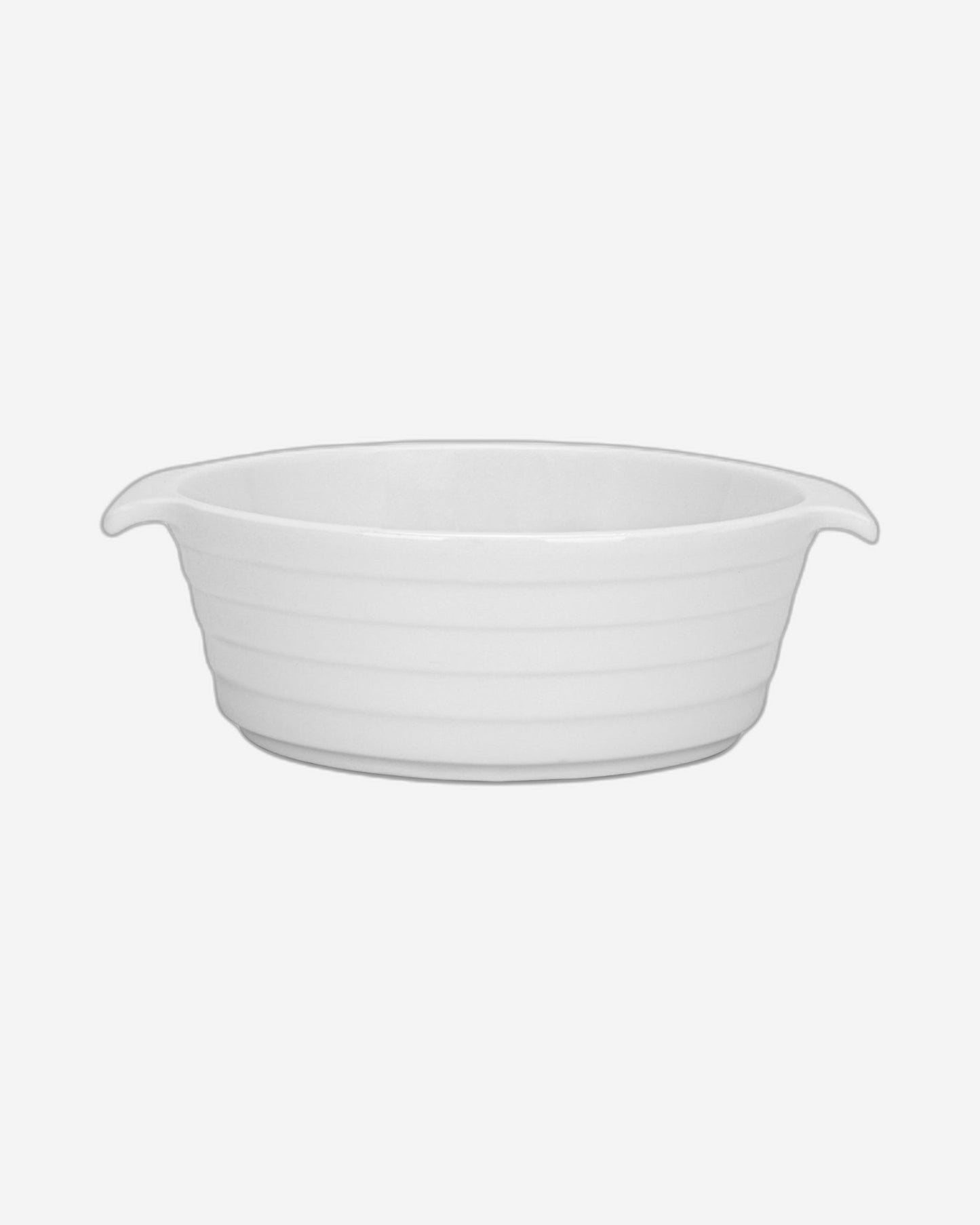 طبق خبز دائري من فيسمان، 3 قطع، 12×4.5 سم/220 مل، بورسلين