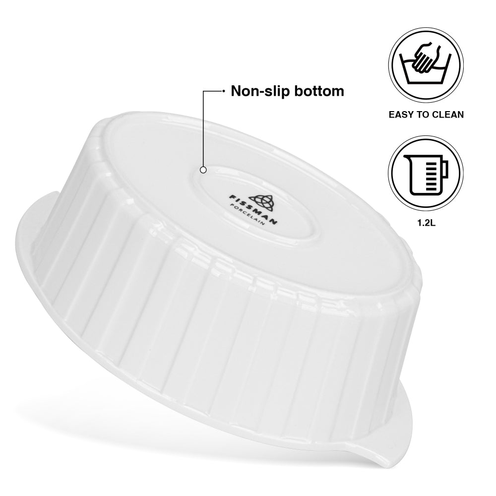 صينية خبز فيسمان، صينية خبز بيضاوية الشكل، 19×14.8 سم/970 مل