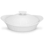Fissman Baking Dish, Oval Baking Dish 25x21.5?8cm/1.2LTR