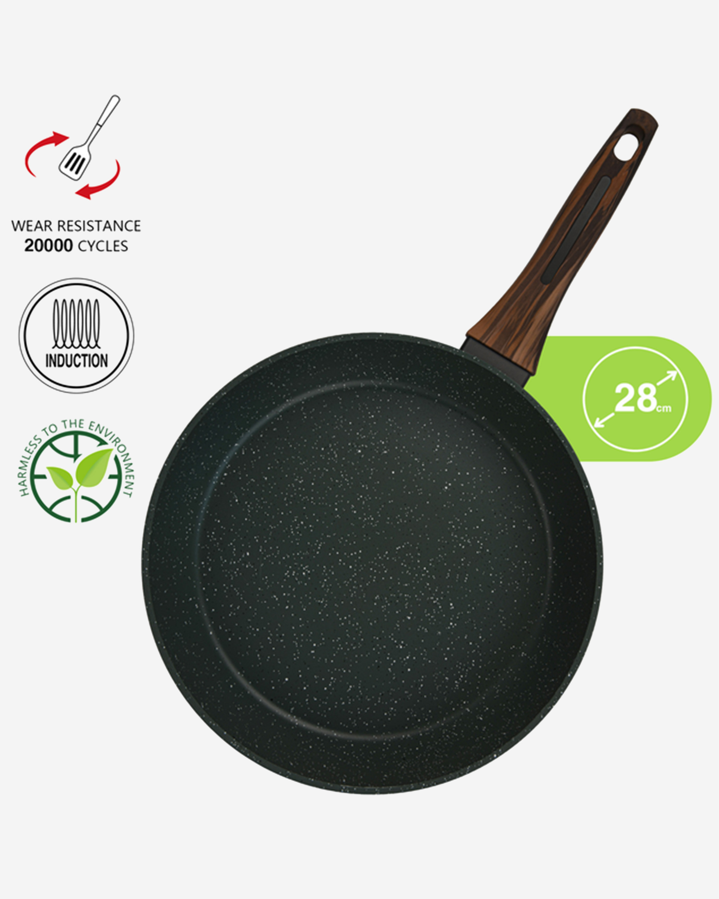 Fissman Non Stick Aluminium Frying Pan Cuisine 28×6cm