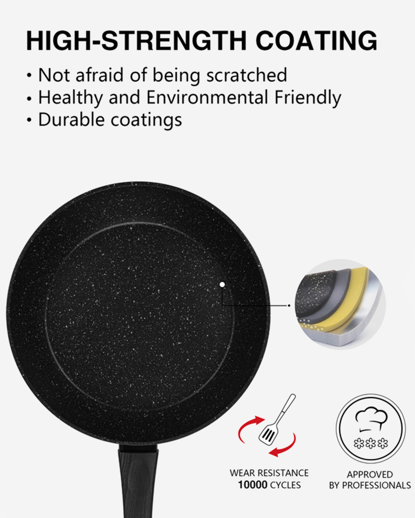 Fissman Non Stick Aluminium Frying Pan Angela 22×4.8cm