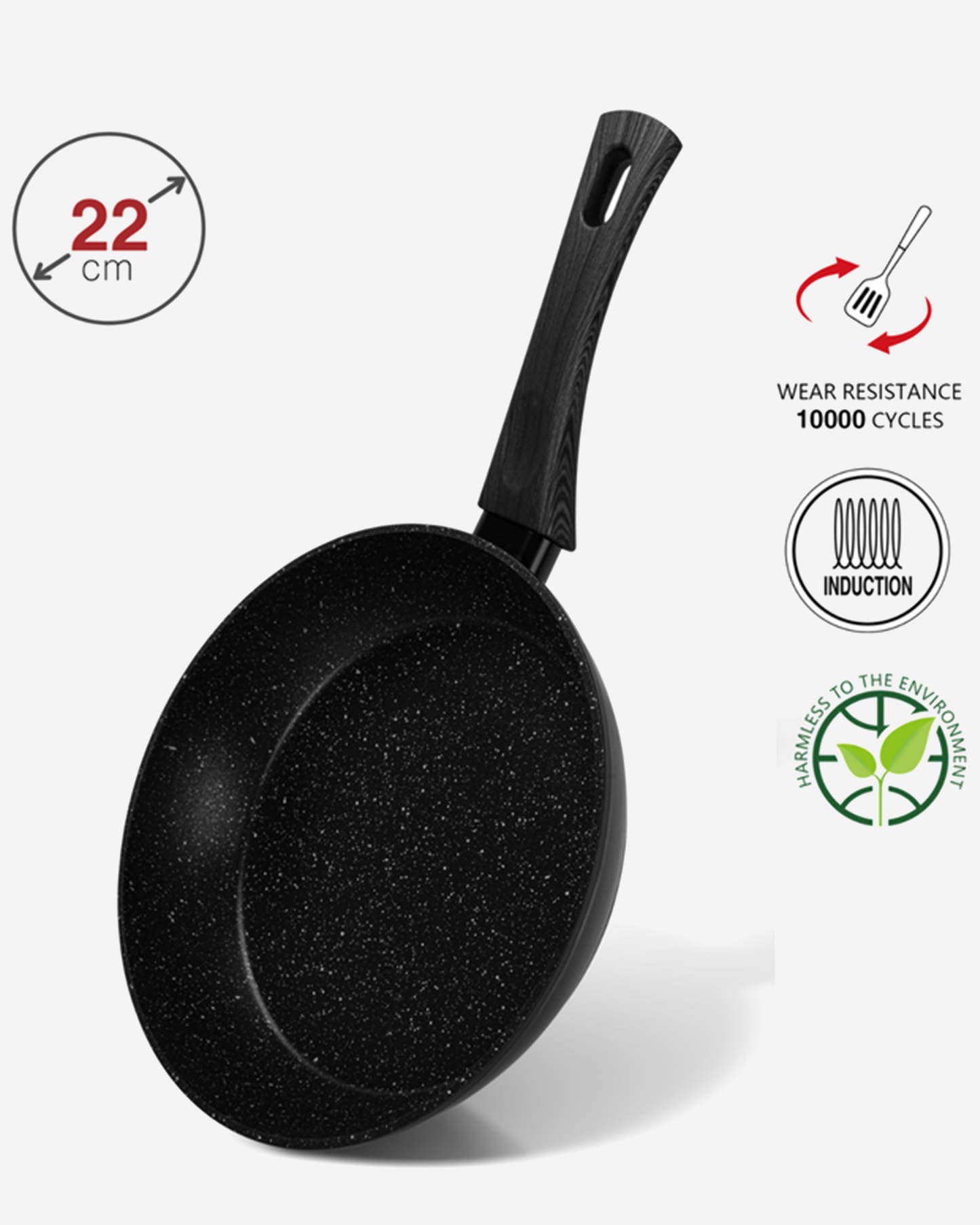 Fissman Non Stick Aluminium Frying Pan Angela 22×4.8cm