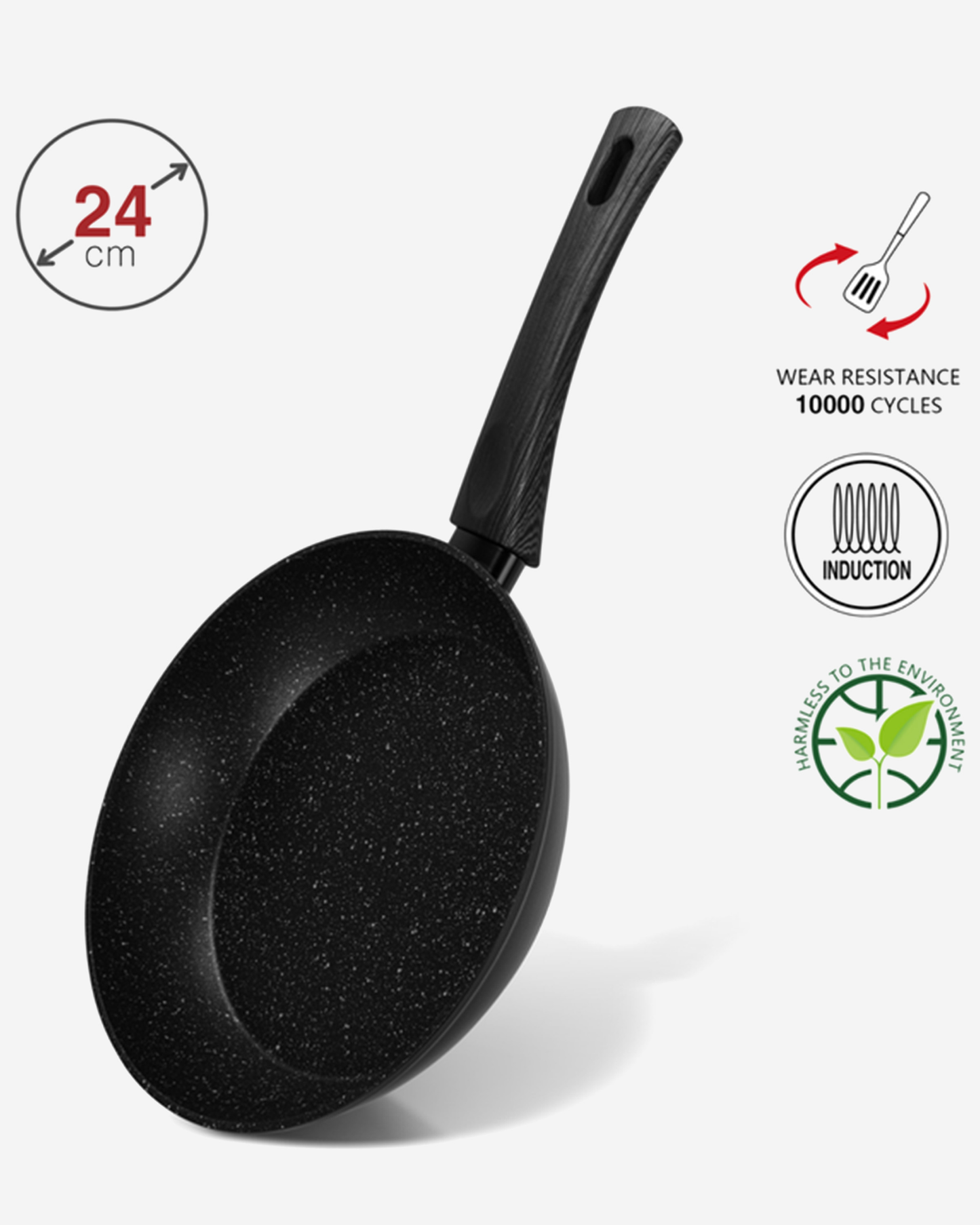 Fissman Non Stick Aluminium Frying Pan Angela 24×5cm