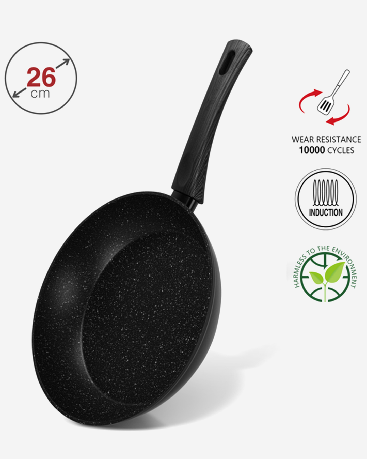 Fissman Non Stick Aluminium Frying Pan Angela 26×5.2cm