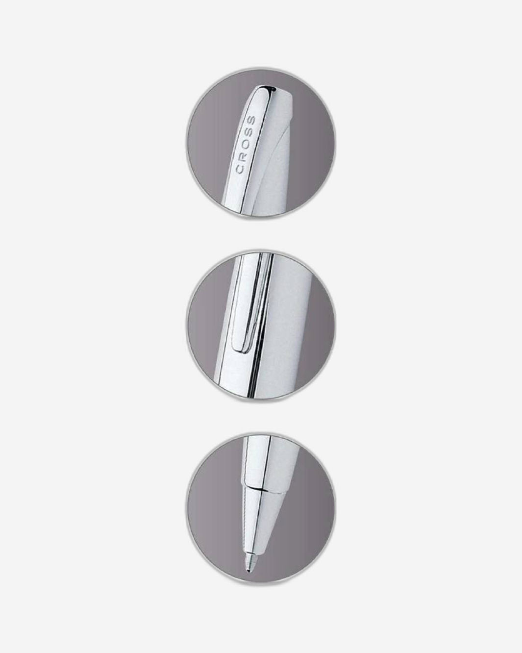 قلم حبر جاف Cross ATX® Pure Chrome - 885-2