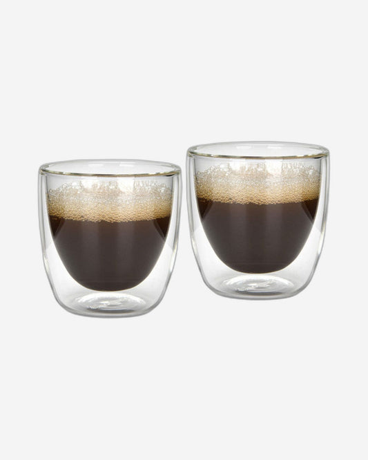 كأس فيسمان مزدوج الجدار من قطعتين، سعة 100 مل، مصنوع من زجاج البورسليكات