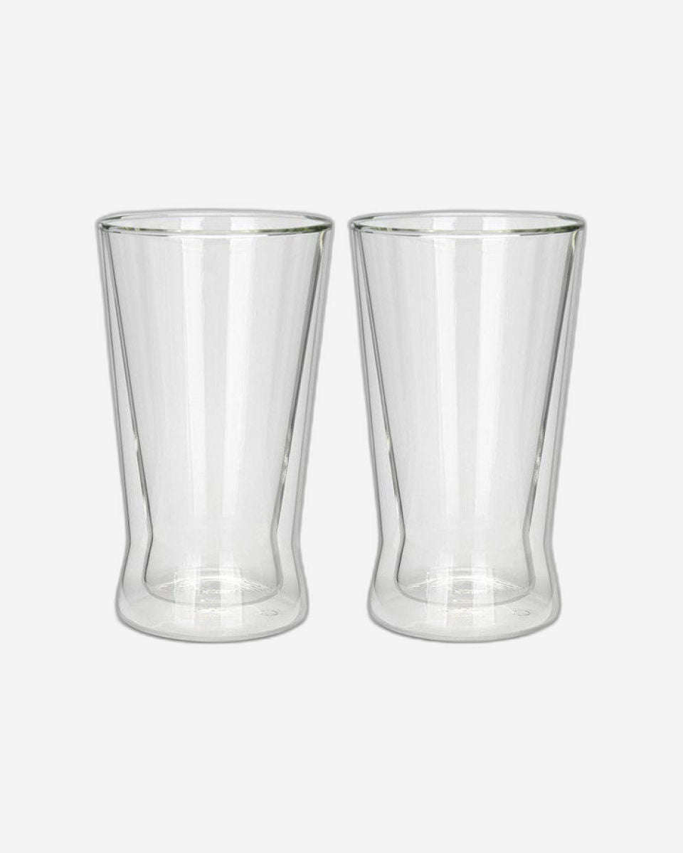 أكواب فيسمان مزدوجة الجدار من زجاج البوروسيليكات، قطعتان، سعة 380 مل