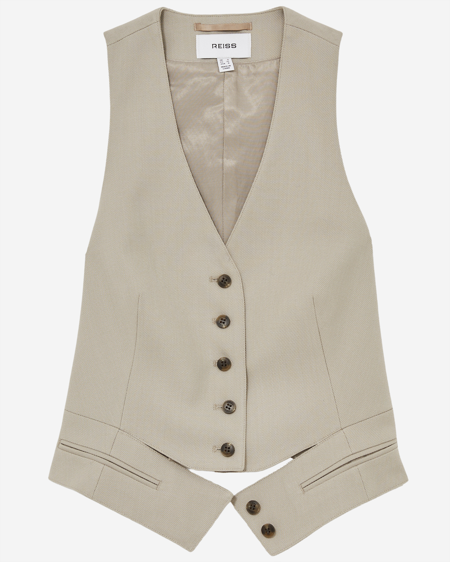 Reiss Texture Waistcoat