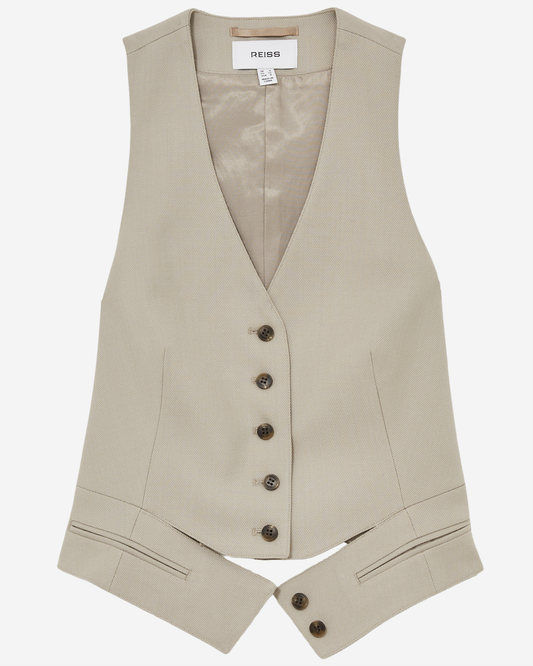 Reiss Texture Waistcoat