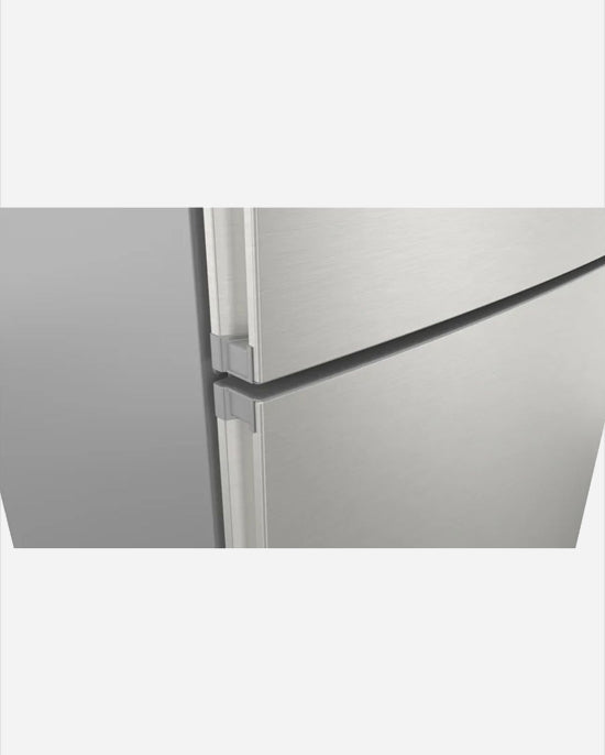 ثلاجة وفريزر بوش سلسلة 4، مانعة للتجمد، مصنوعة من الفولاذ 