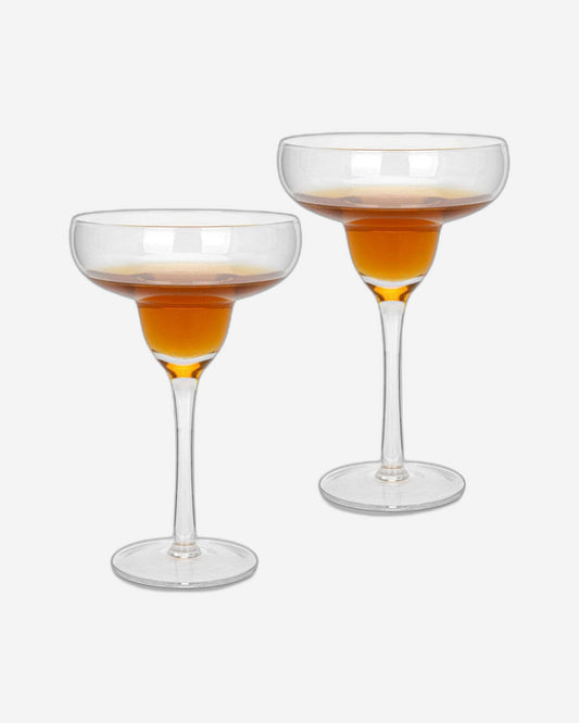 كأس كوكتيل فيسمان مكون من قطعتين سعة 350 مل