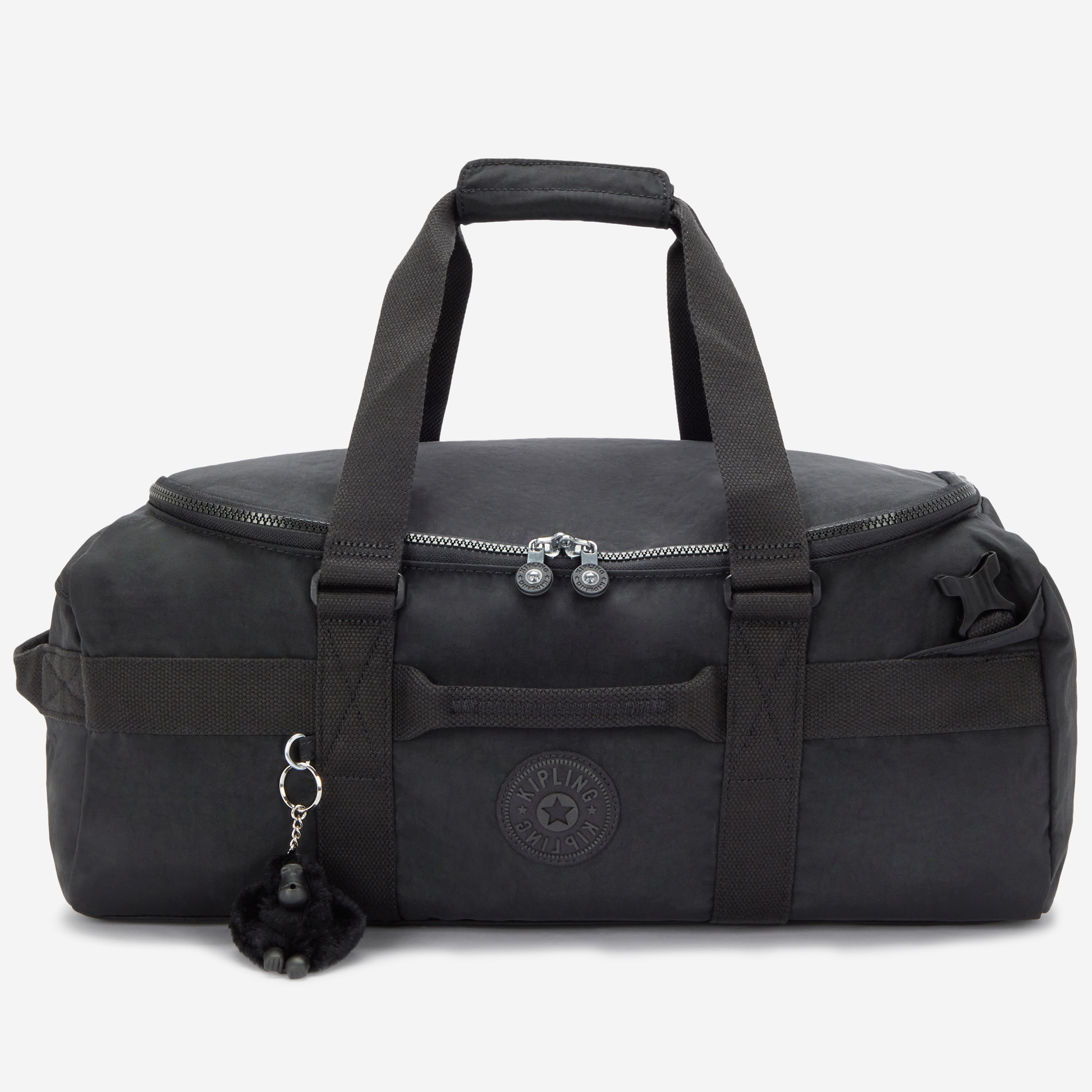 KIPLING Jonis S Black Noir Small weekender (convertable to backpack) I7712-P39
