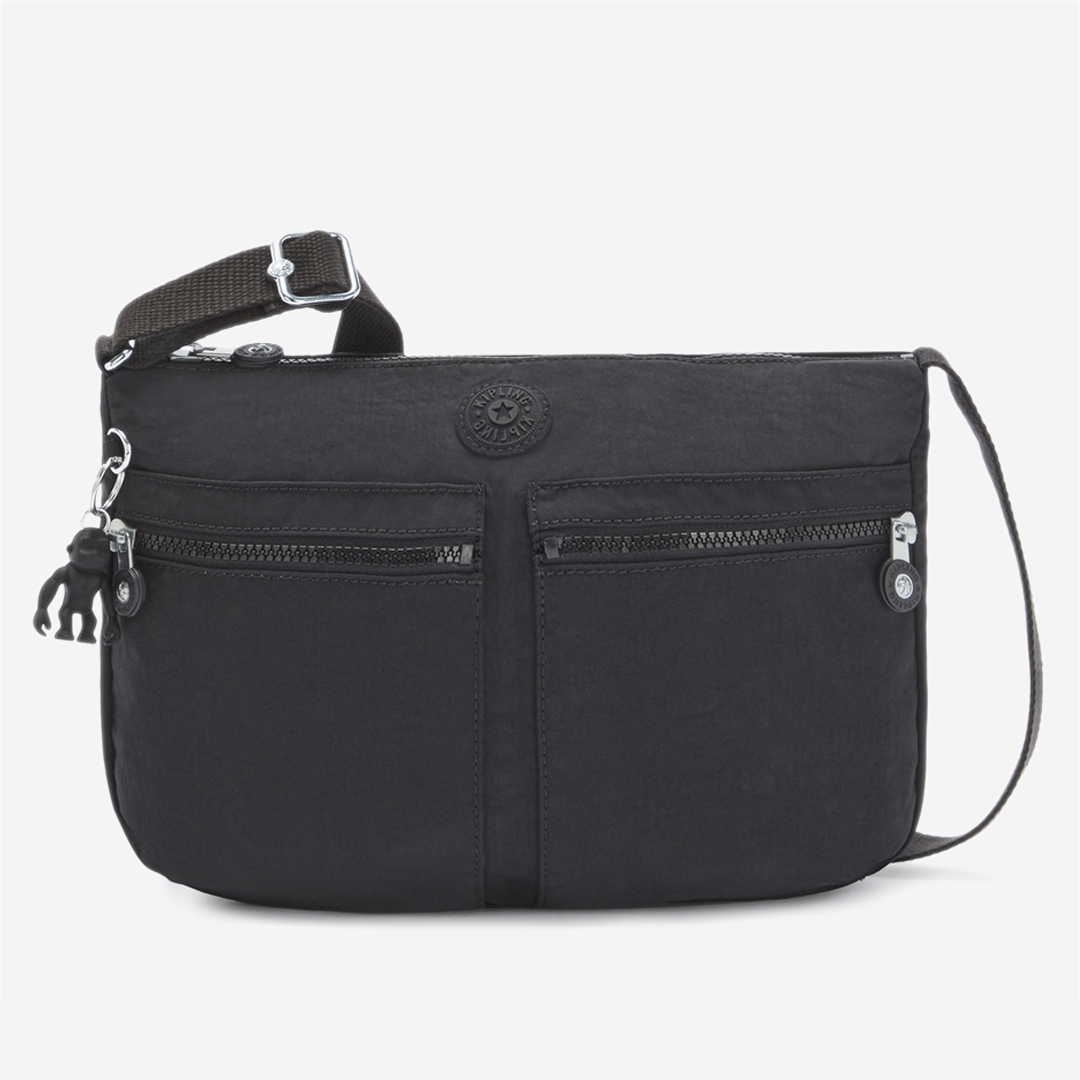 KIPLING Izellah Black Noir Medium crossbody 02144-P39