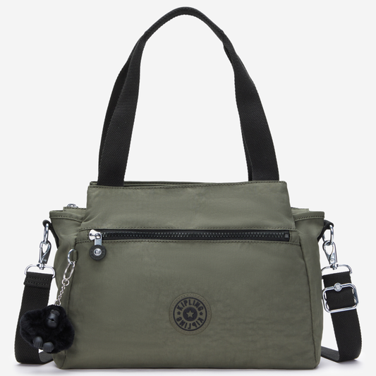 KIPLING Elysia Green Moss Medium shoulderbag (with removable shoulderstrap) 43791-88D
