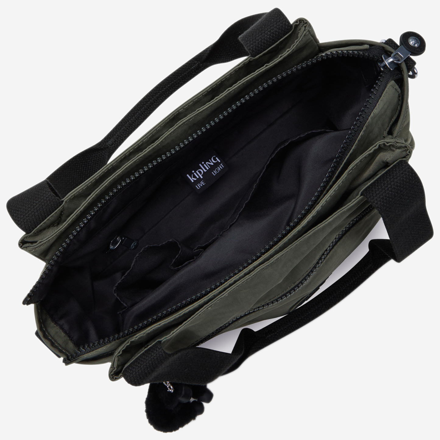 KIPLING Elysia Green Moss Medium shoulderbag (with removable shoulderstrap) 43791-88D