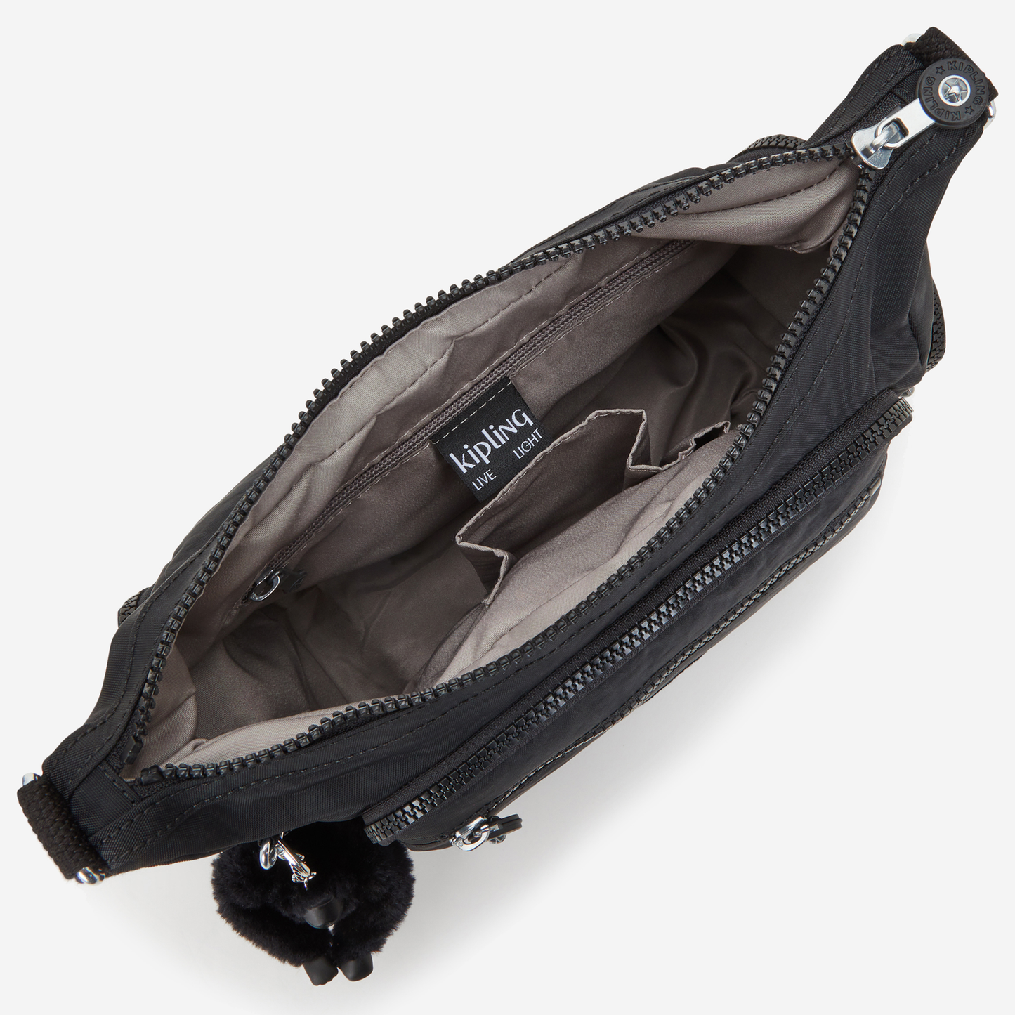 KIPLING Gabbie S Black Noir Medium crossbody I2531-P39