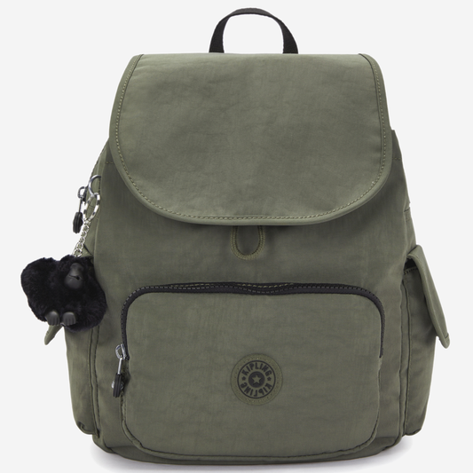 KIPLING City Pack S Green Moss Small backpack 15635-88D