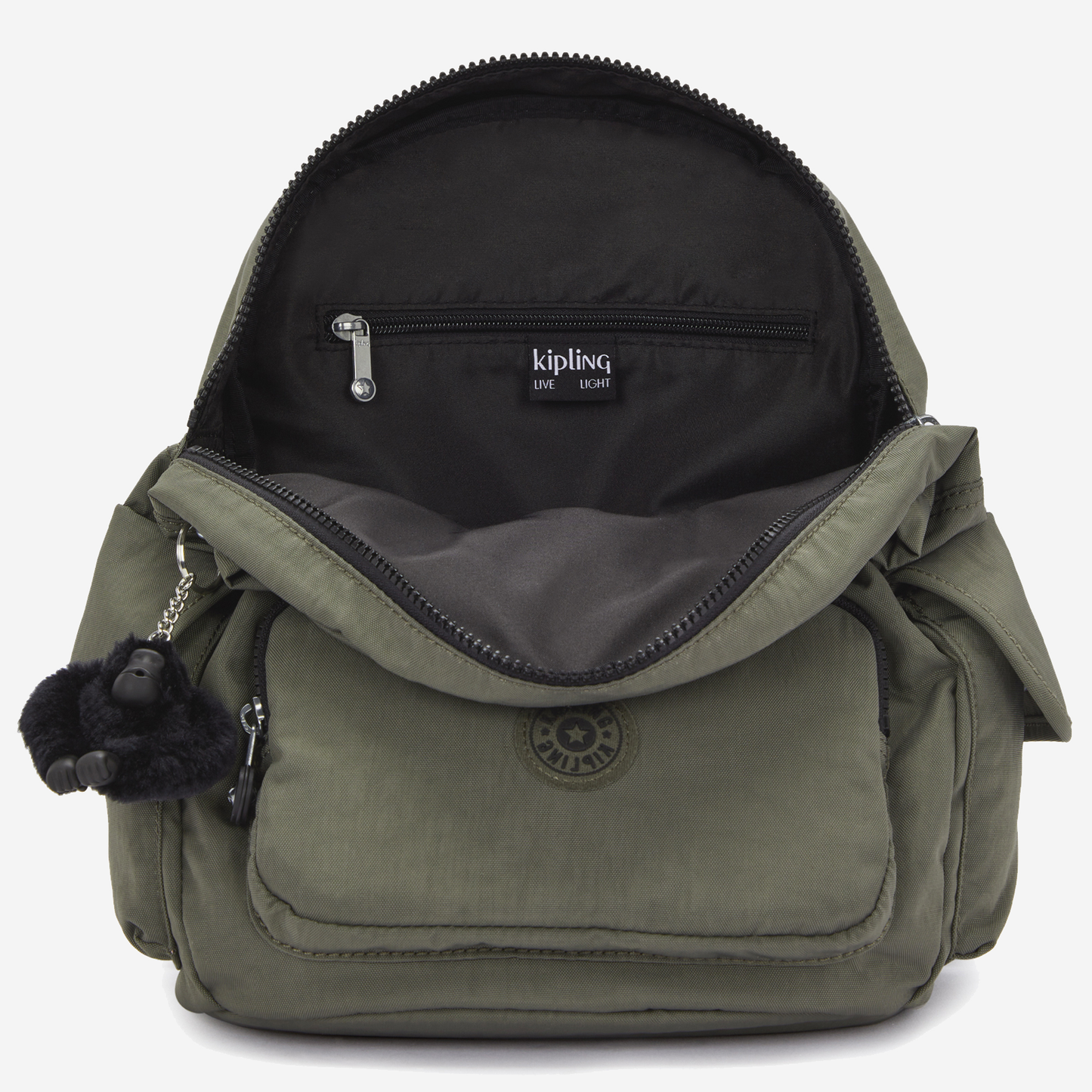 KIPLING City Pack S Green Moss Small backpack 15635-88D