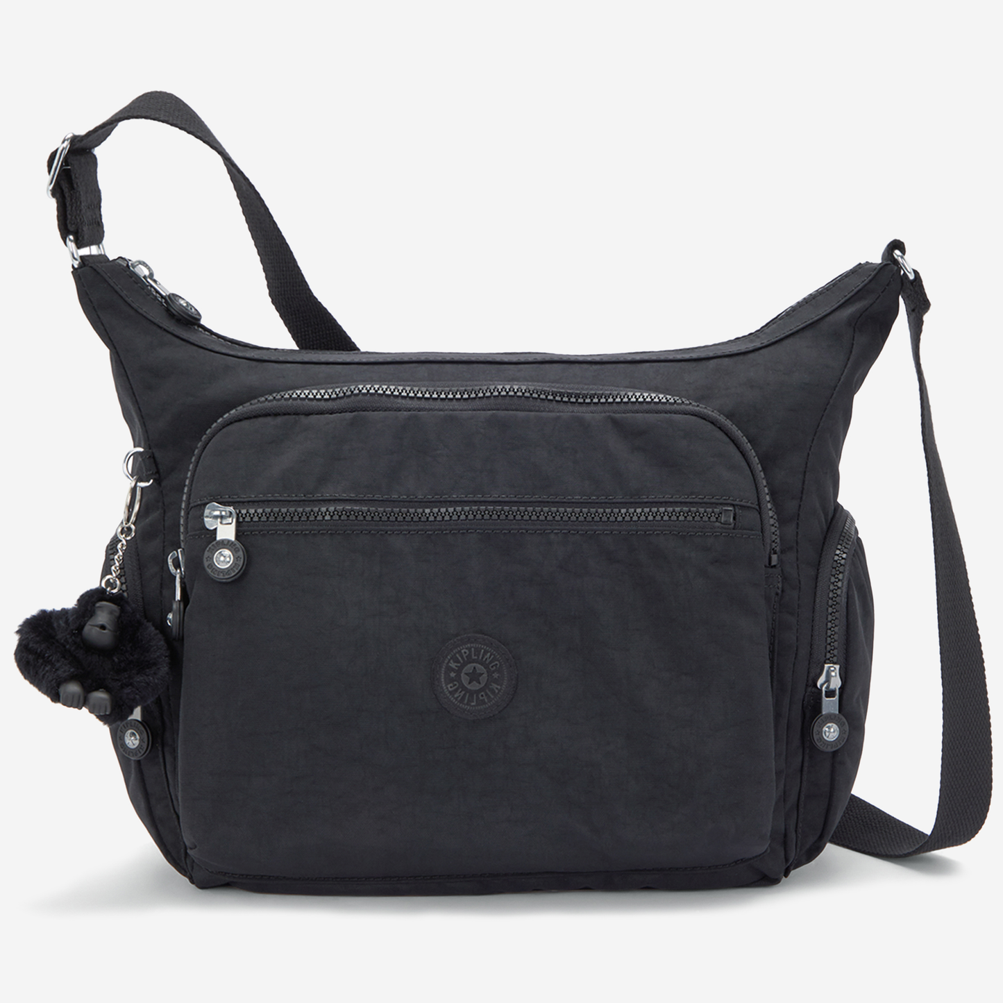 KIPLING Gabbie Black Noir Large crossbody 15255-P39