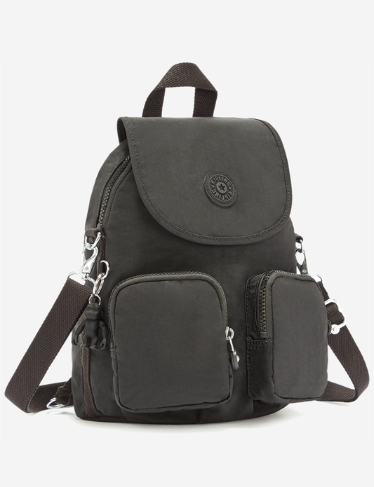 حقيبة ظهر KIPLING Firefly Up سوداء صغيرة (قابلة للتحويل إلى حقيبة كتف) 12887-P39