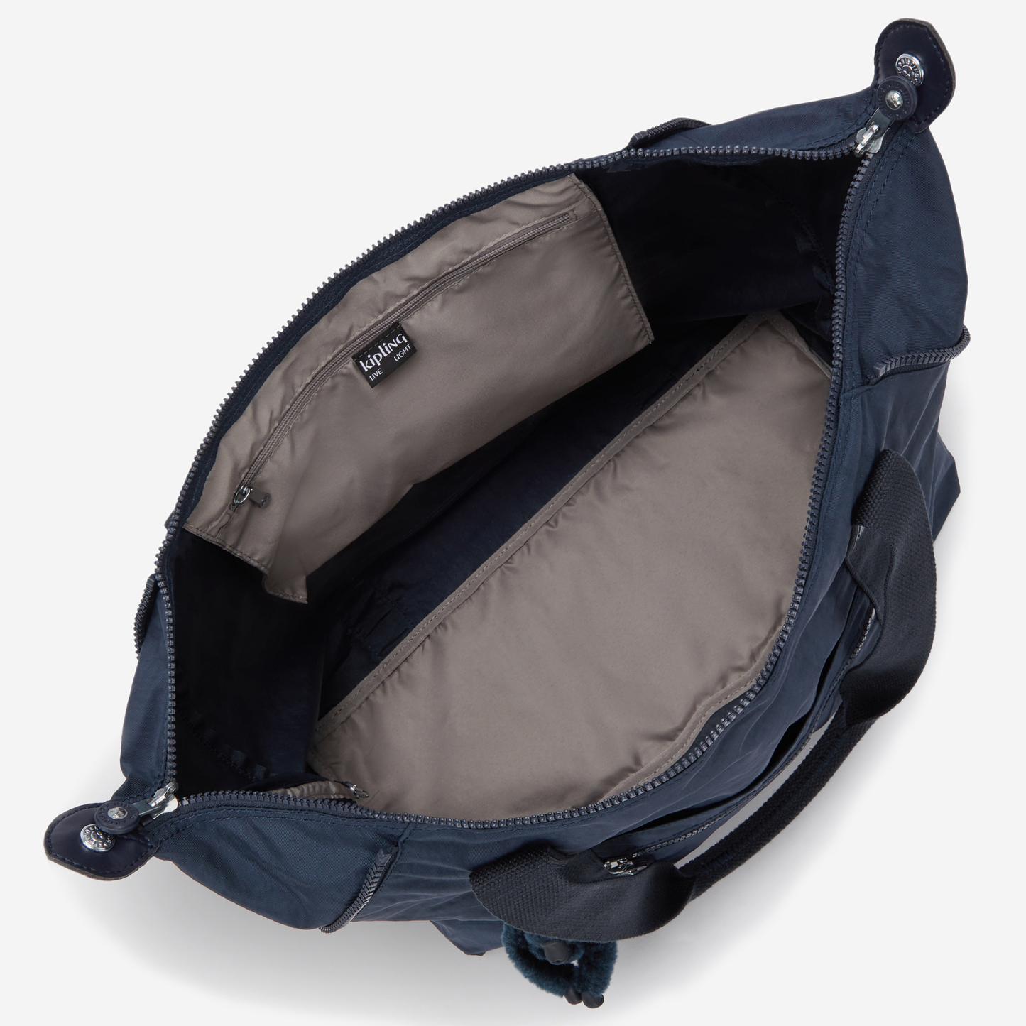 KIPLING Art M Blue Bleu 2 Large tote 13405-96V