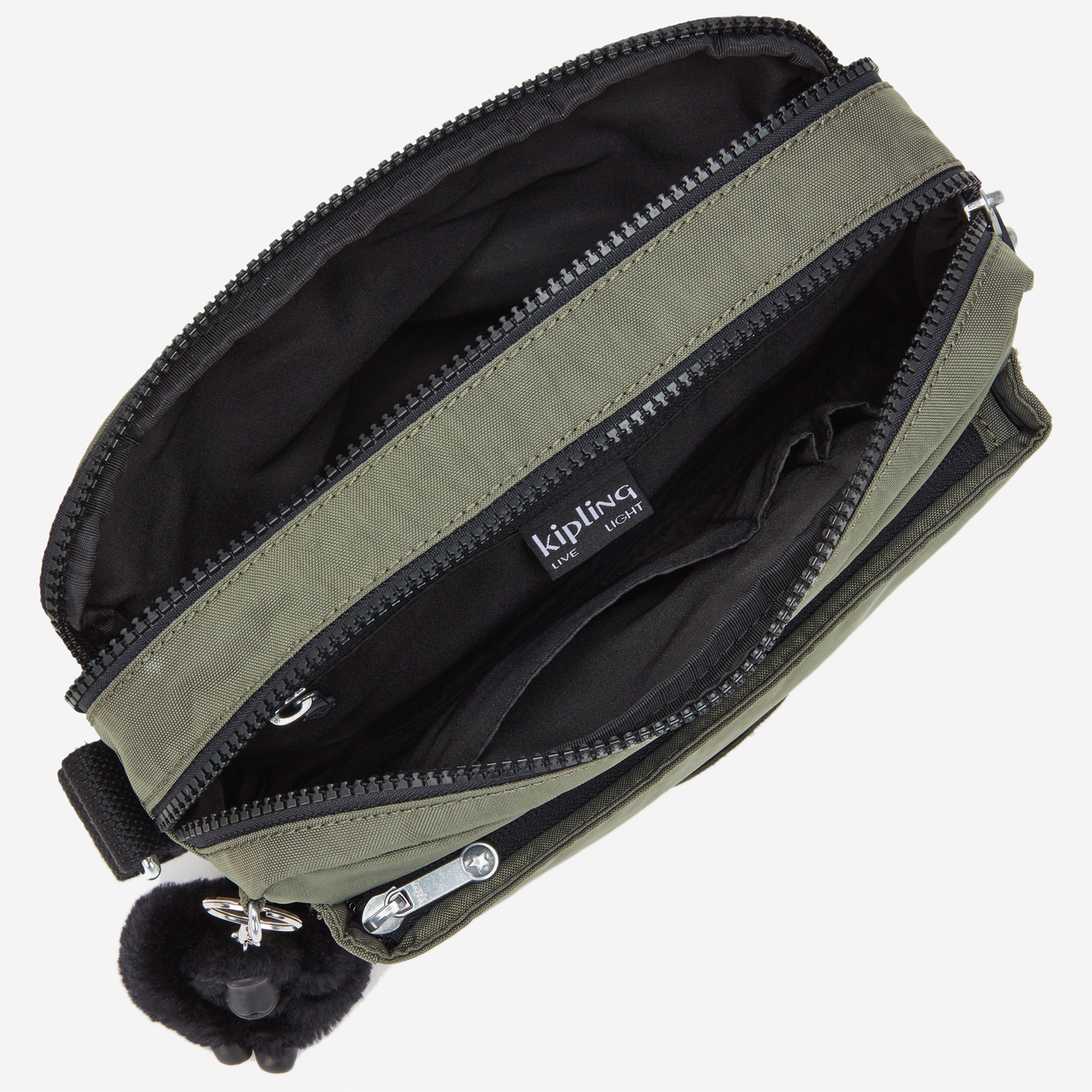 KIPLING Abanu M Green Moss Medium crossbody I7076-88D