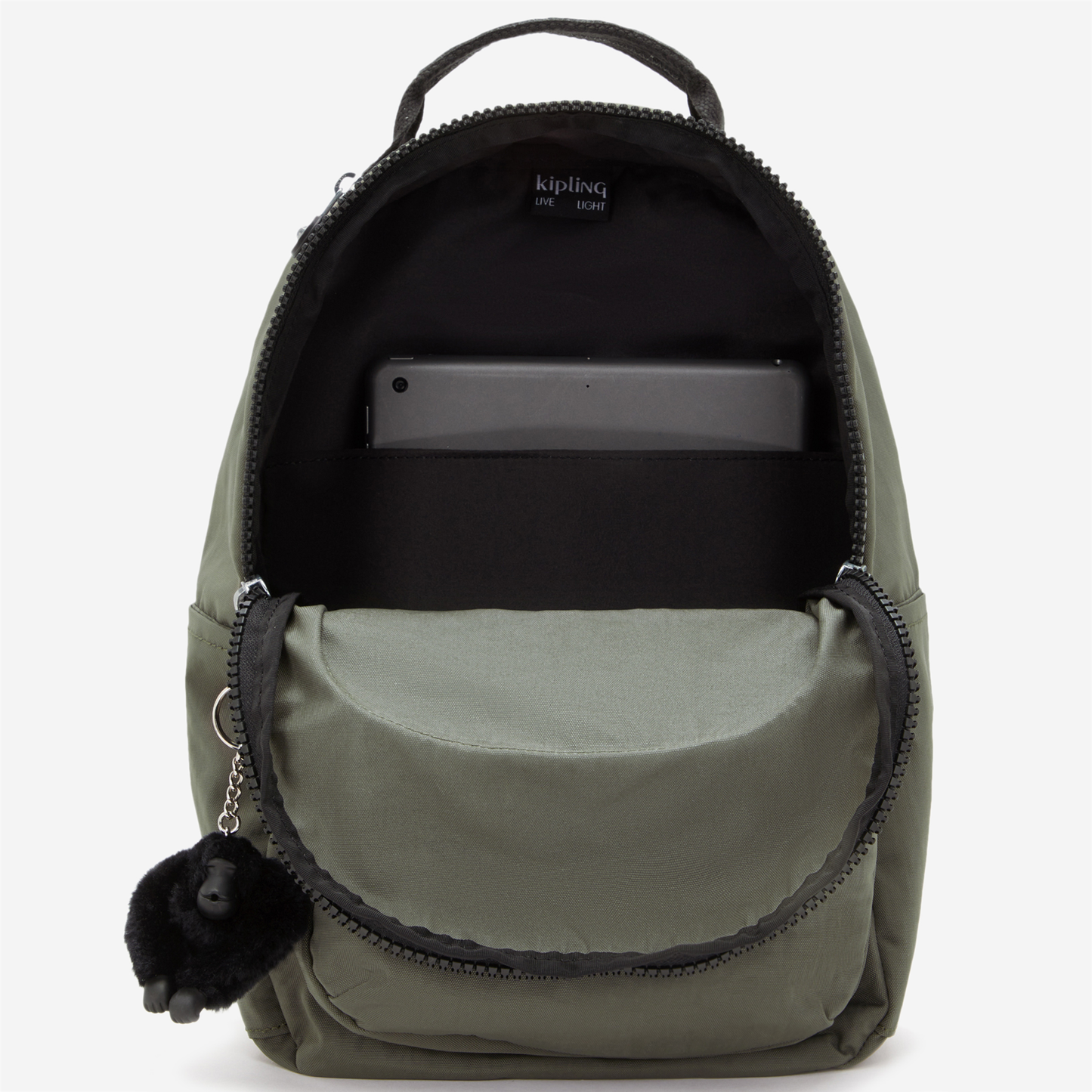 KIPLING Seoul S Green Moss Small backpack (with tablet compartment) I4082-88D