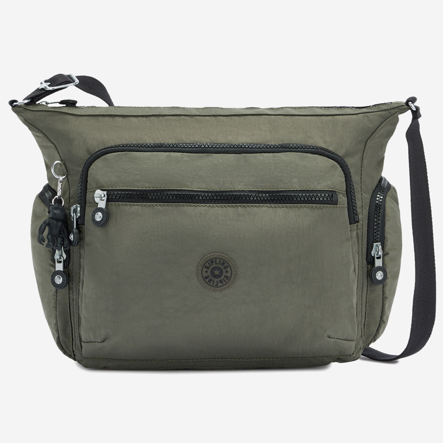 KIPLING Gabbie Green Moss Large crossbody 15255-88D