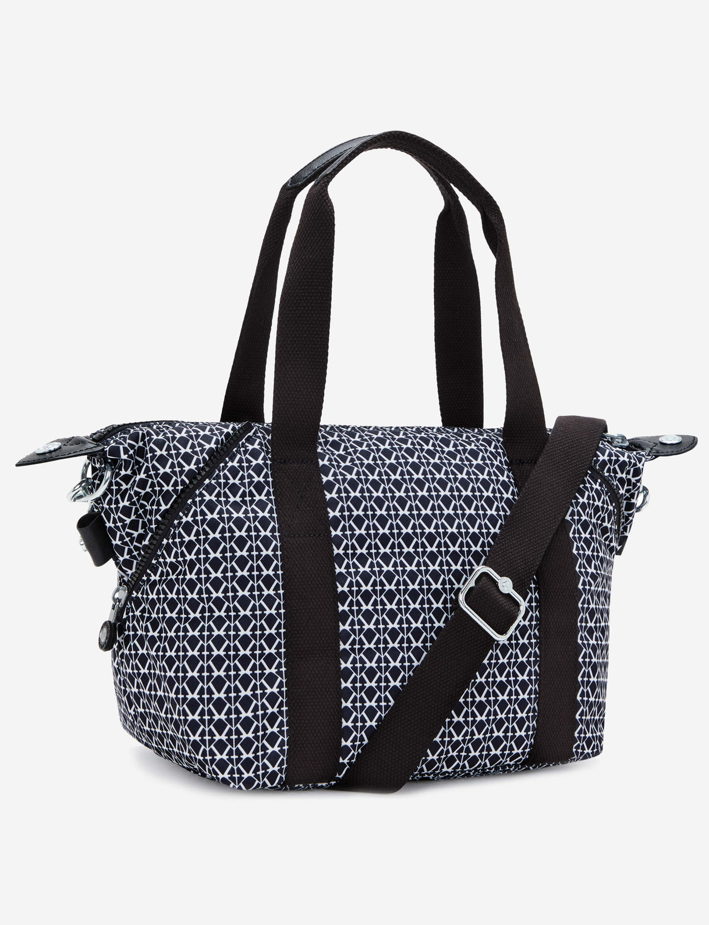 KIPLING حقيبة يد صغيرة بطبعة Art Mini Signature (مع حزام كتف قابل للإزالة) I5656-DD2