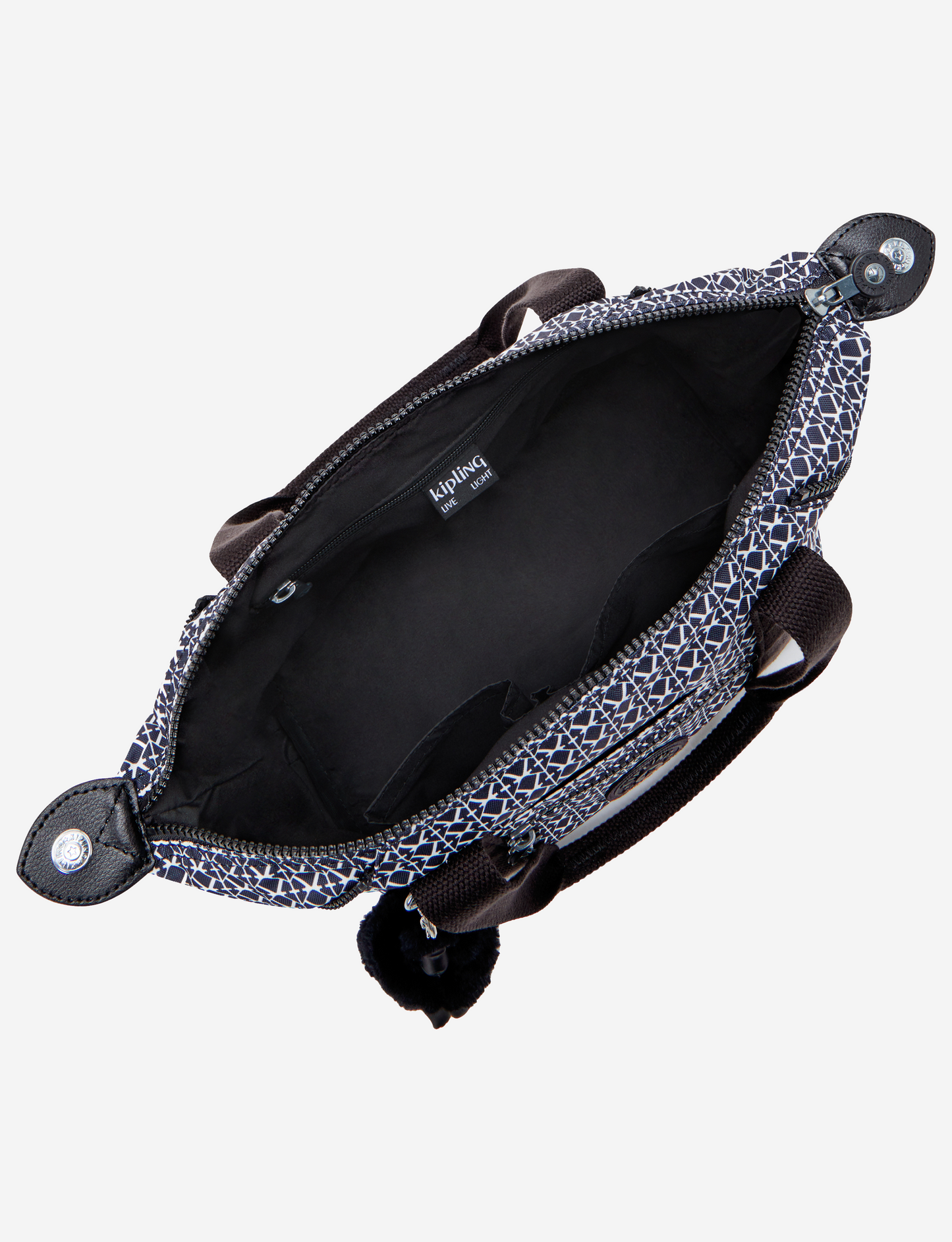 KIPLING حقيبة يد صغيرة بطبعة Art Mini Signature (مع حزام كتف قابل للإزالة) I5656-DD2