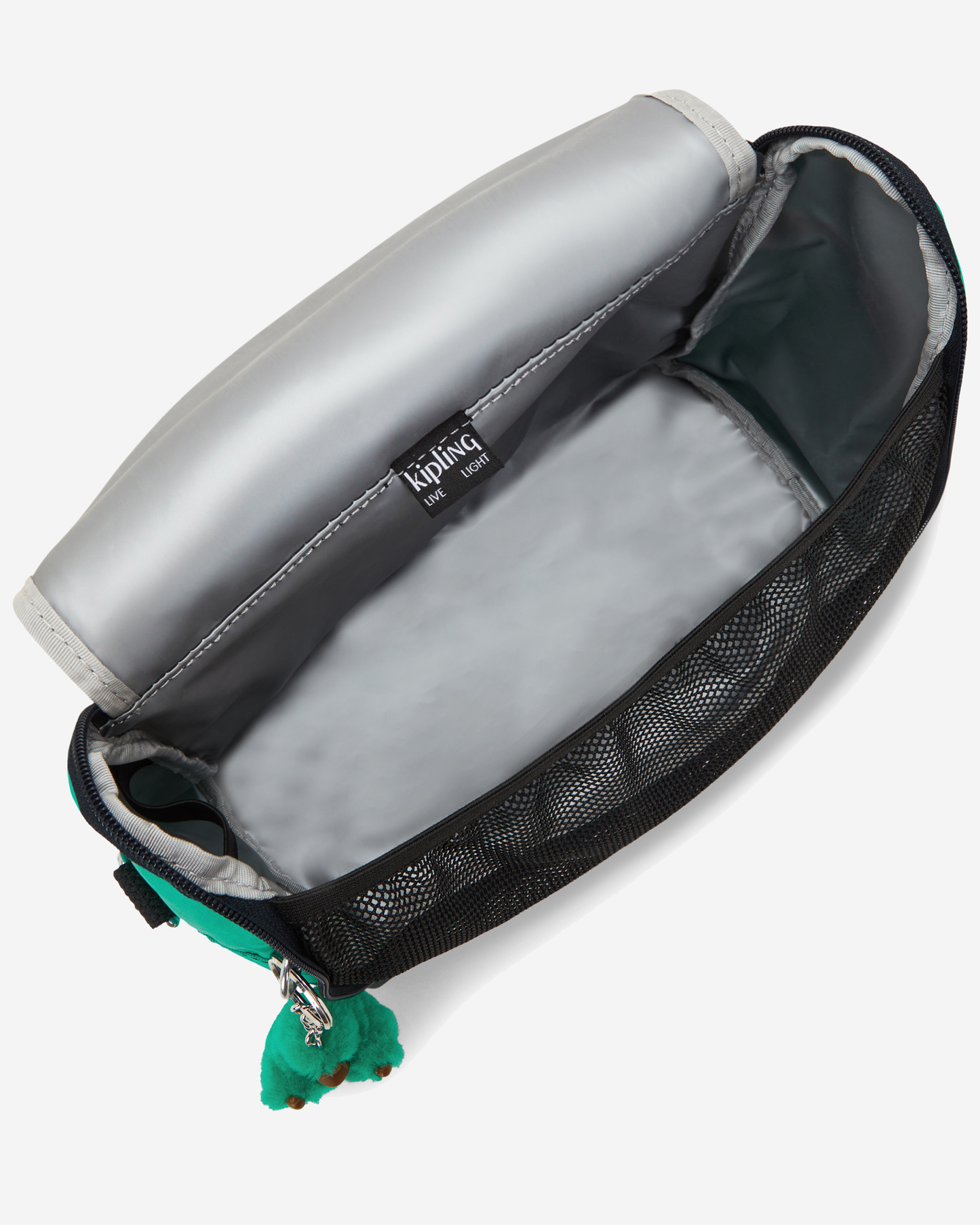 Kipling  New Kichirou Blue Green Bl Large LunchBag with Trolley Sleeve 15289-CD7