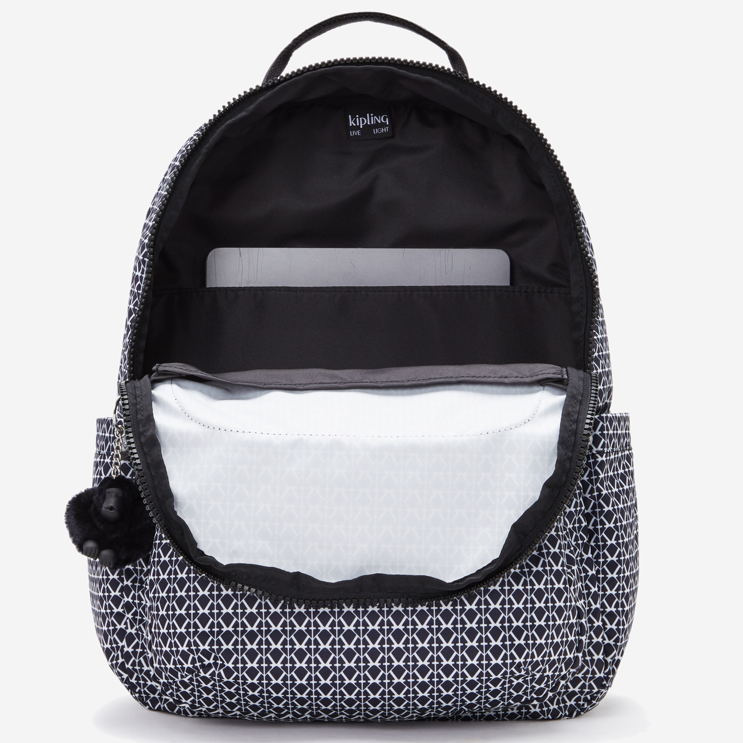 KIPLING Seoul Signature Print Large backpack I6269-DD2