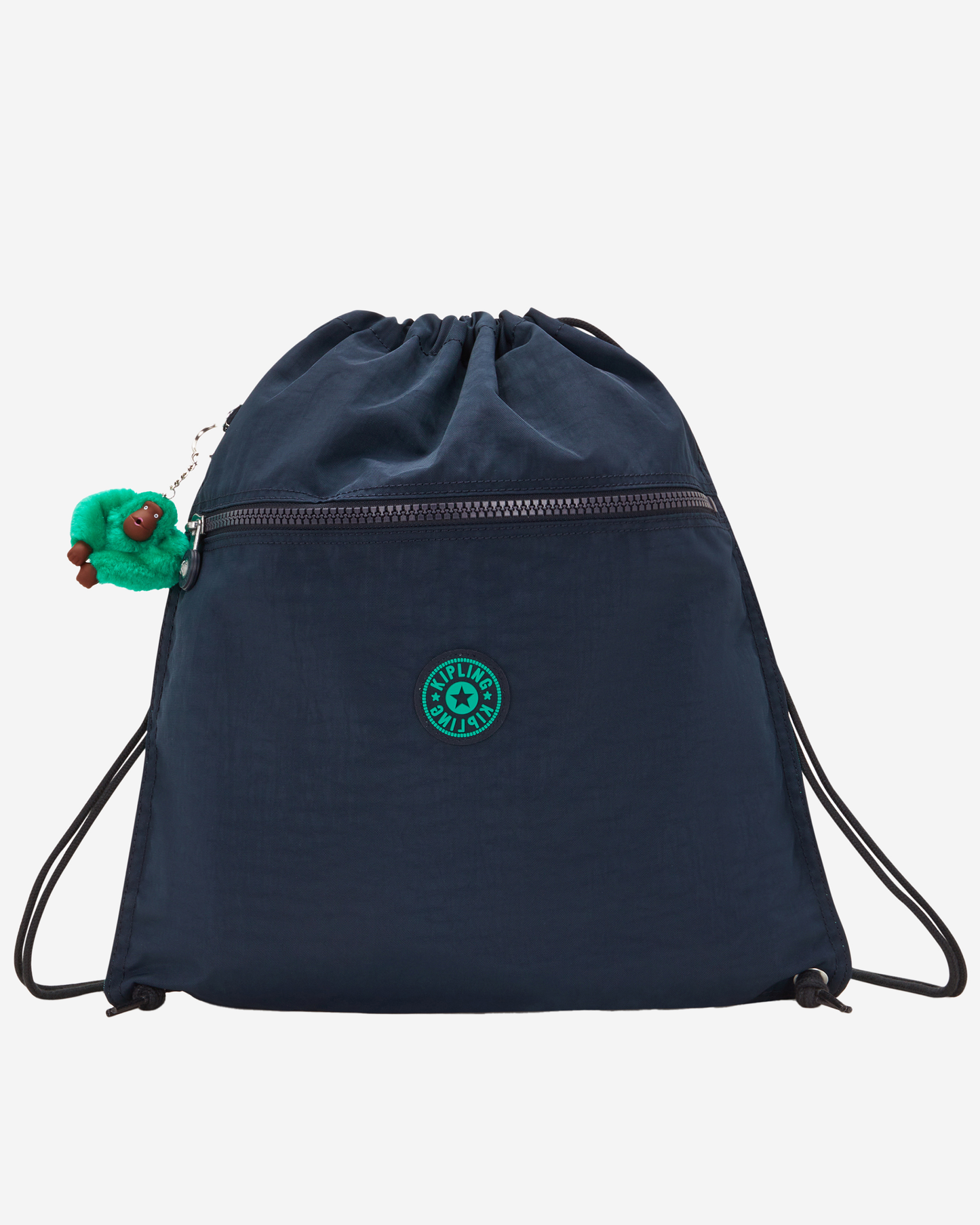 Kipling  Supertaboo Blue Green Bl Medium Backpack with Drawstring 09487-CD7