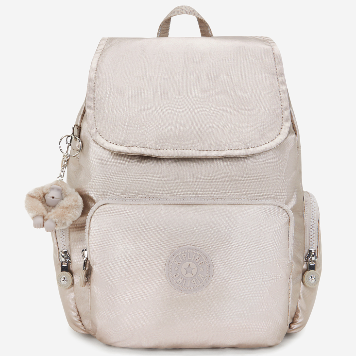 KIPLING City Zip S Metallic Glow Small backpack I5634-48I
