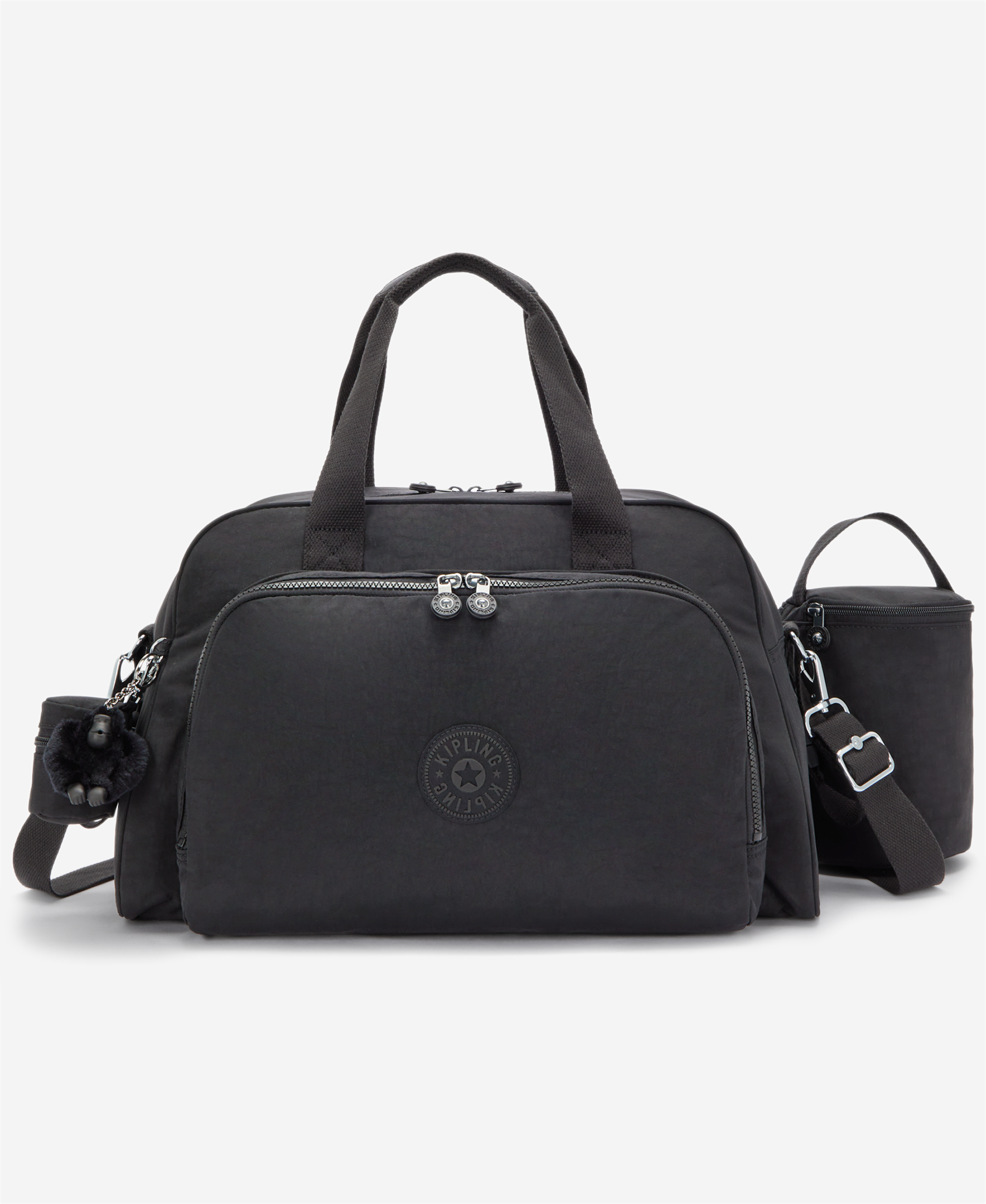 KIPLING Camama Black Noir Large baby bag (with changing mat) 10153-P39