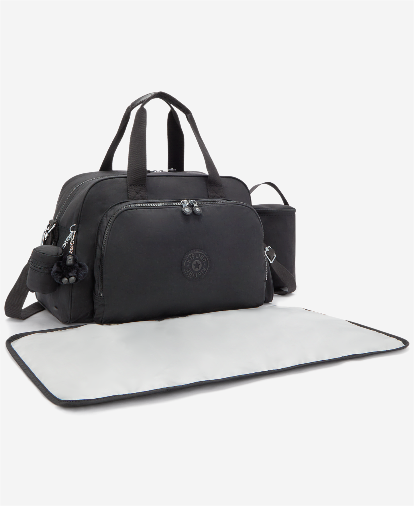KIPLING Camama Black Noir Large baby bag (with changing mat) 10153-P39