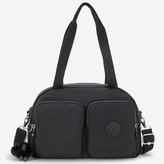 KIPLING Cool Defea Black Noir Medium shoulderbag (with removable shoulderstrap) I2849-P39