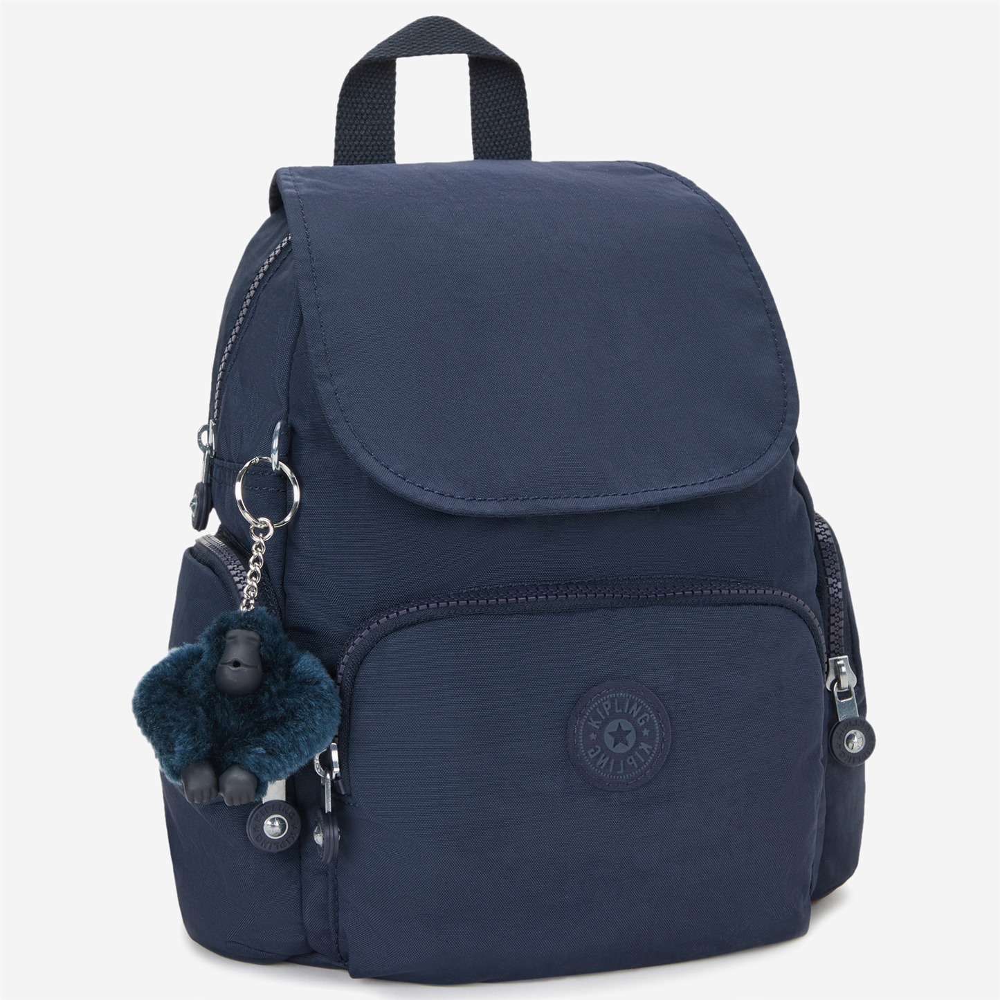 KIPLING City Zip Mini Blue Bleu 2 Mini Backpack with Adjustable Straps I6046-96V