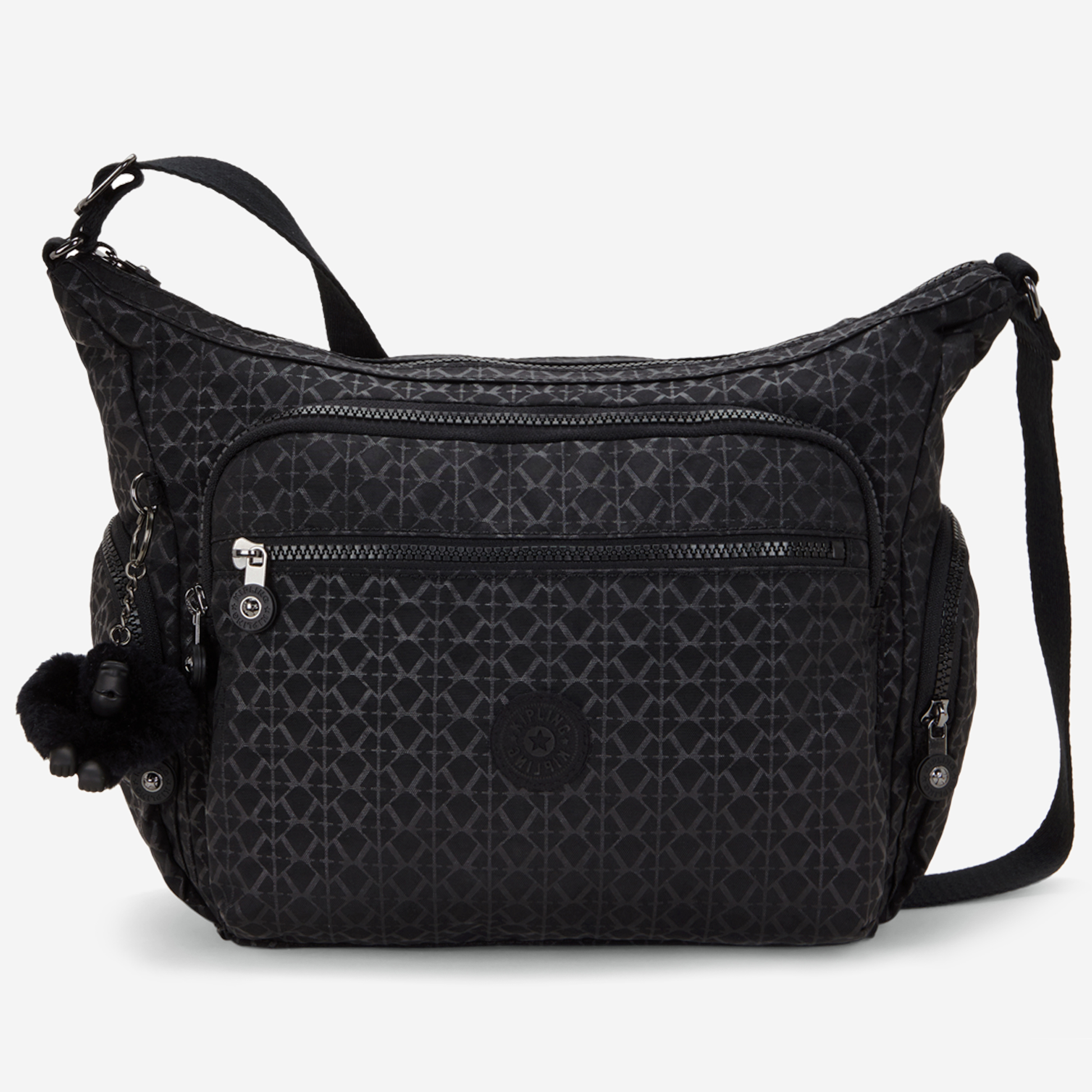 KIPLING Gabbie Signature Emb Large crossbody 22621-K59